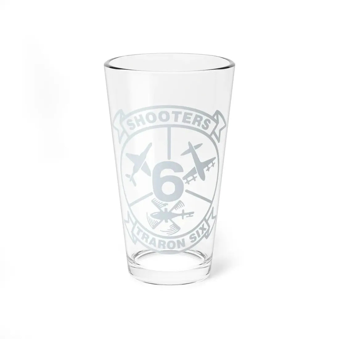 VT 6 TRARON VT6 Shooters (U.S. Navy) Pint Glass 16oz 16oz - Go Mug Yourself