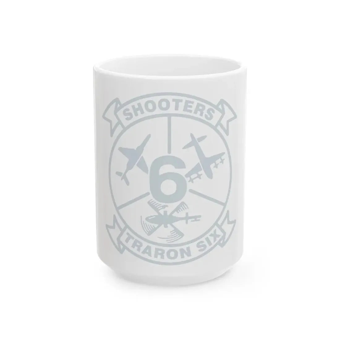 VT 6 TRARON VT6 Shooters (U.S. Navy) White Coffee Mug 15oz - Go Mug Yourself