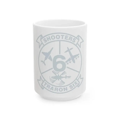 VT 6 TRARON VT6 Shooters (U.S. Navy) White Coffee Mug 15oz - Go Mug Yourself