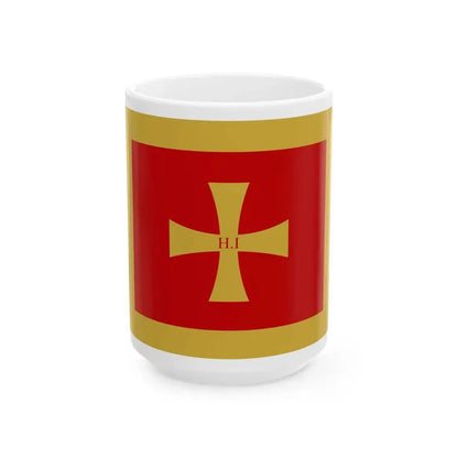 Vucji Do flag (Montenegro) White Coffee Mug 15oz - Go Mug Yourself