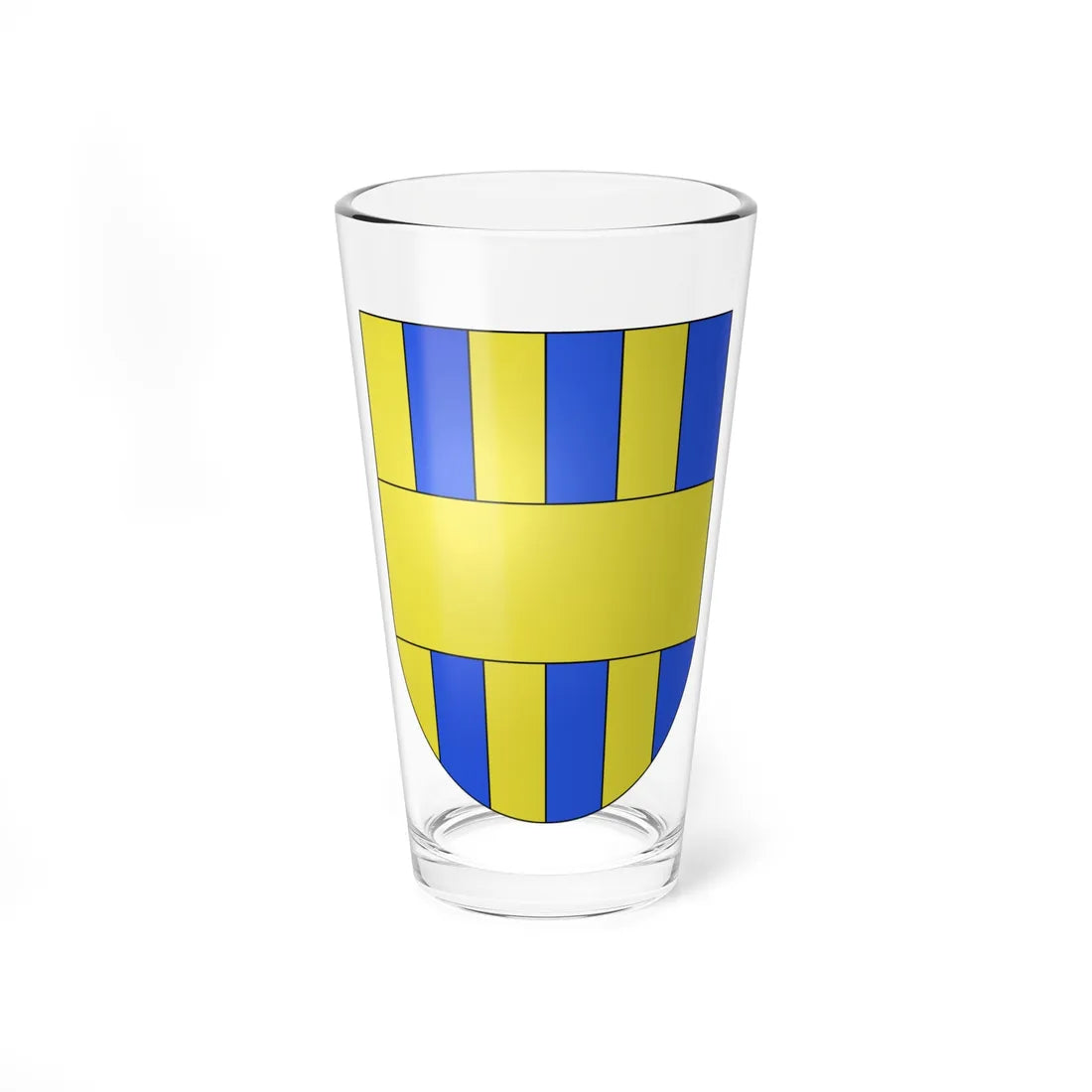 Vufflens-le-Chateau-coat of arms (Switzerland) (Coat of Arms) Pint Glass 16oz 16oz - Go Mug Yourself