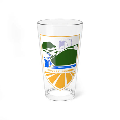 Vukosavlje grb (Bosnia and Herzegovina) (Coat of Arms) Pint Glass 16oz 16oz - Go Mug Yourself