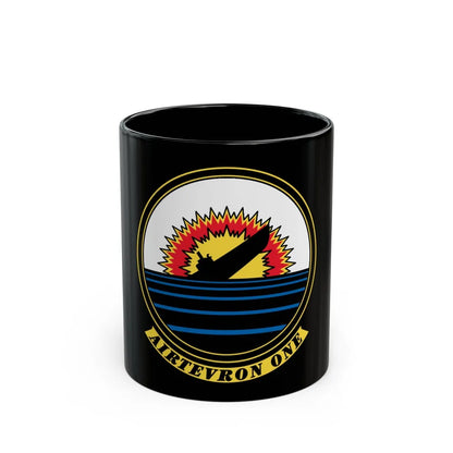 VX 1 Pioneers (U.S. Navy) Black Coffee Mug-11oz-Go Mug Yourself