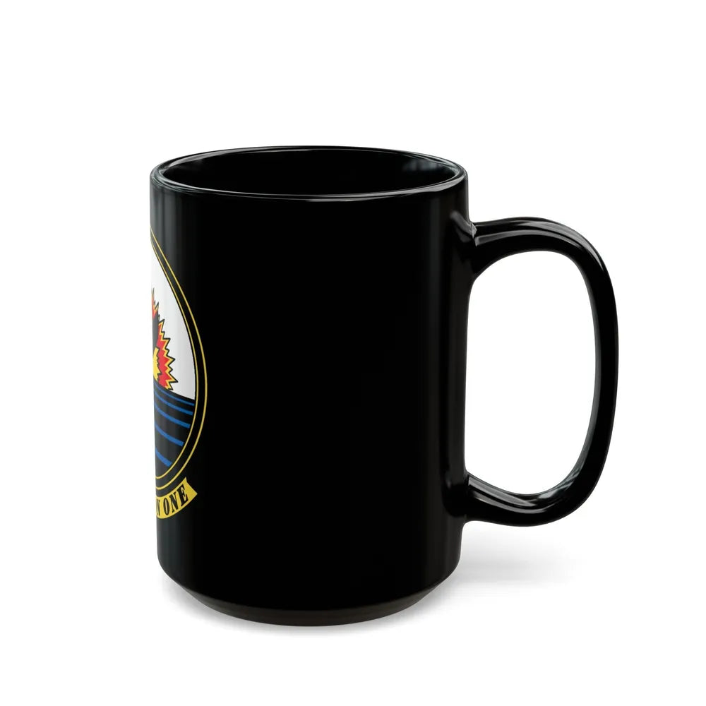 VX 1 Pioneers (U.S. Navy) Black Coffee Mug-Go Mug Yourself