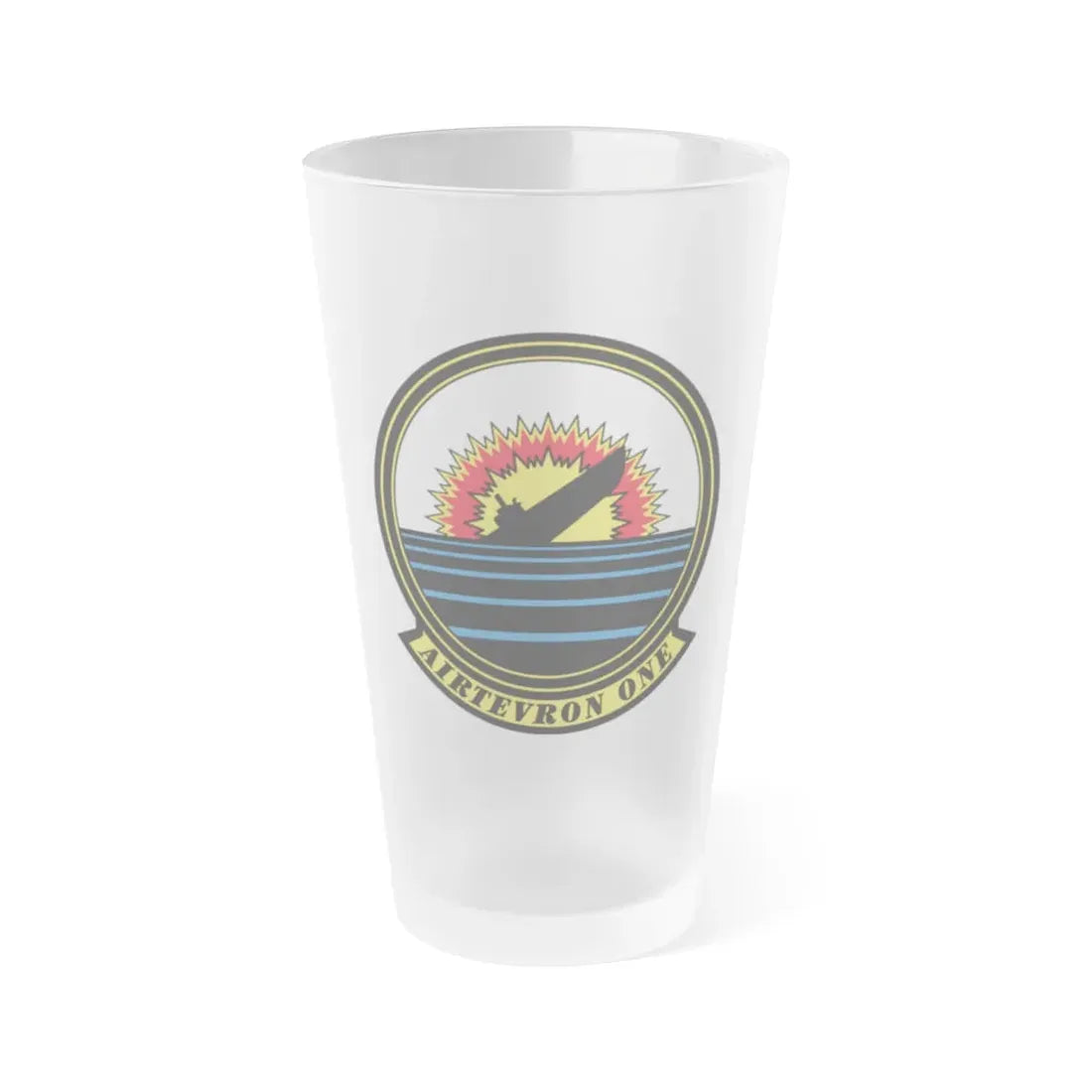 VX 1 Pioneers (U.S. Navy) Frosted Pint Glass 16oz Default Title - Go Mug Yourself