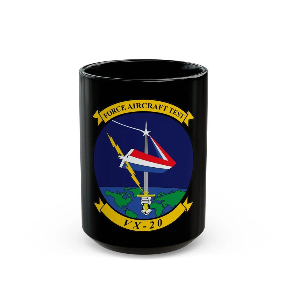 VX 20 Force (U.S. Navy) Black Coffee Mug-15oz-Go Mug Yourself