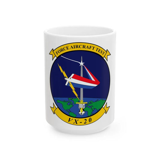 VX 20 Force (U.S. Navy) White Coffee Mug-15oz-Go Mug Yourself