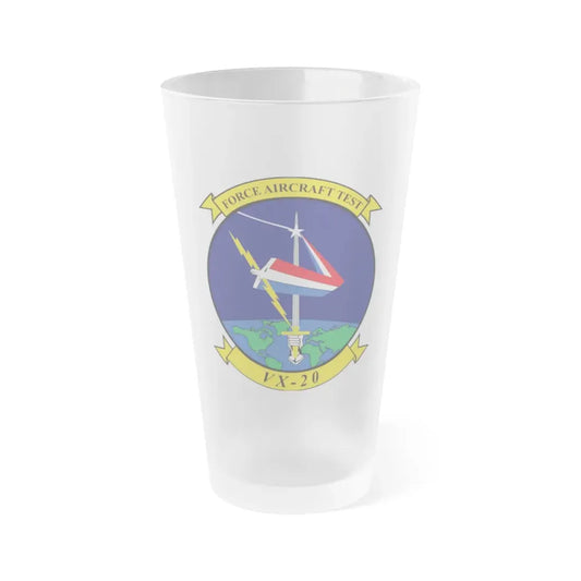 VX 20 Force (U.S. Navy) Frosted Pint Glass 16oz Default Title - Go Mug Yourself