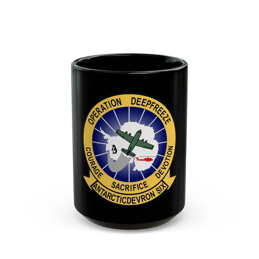 VXE 6 Puckered Penguins (U.S. Navy) Black Coffee Mug-15oz-Go Mug Yourself