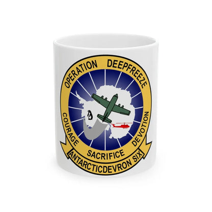 VXE 6 Puckered Penguins (U.S. Navy) White Coffee Mug-11oz-Go Mug Yourself