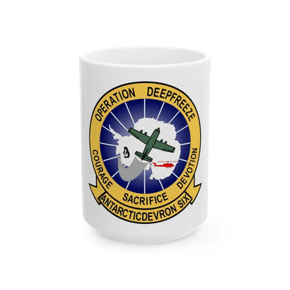 VXE 6 Puckered Penguins (U.S. Navy) White Coffee Mug-15oz-Go Mug Yourself