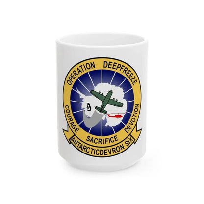 VXE 6 Puckered Penguins (U.S. Navy) White Coffee Mug 15oz - Go Mug Yourself