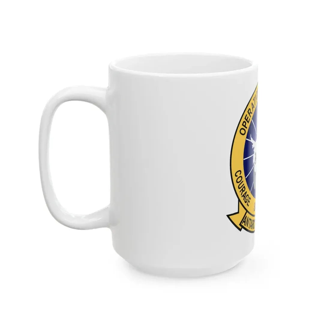 VXE 6 Puckered Penguins (U.S. Navy) White Coffee Mug - Go Mug Yourself