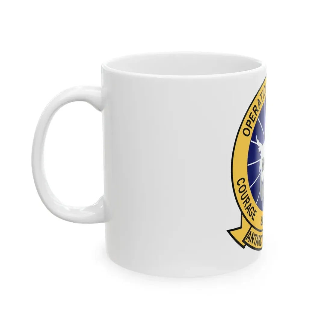 VXE 6 Puckered Penguins (U.S. Navy) White Coffee Mug - Go Mug Yourself