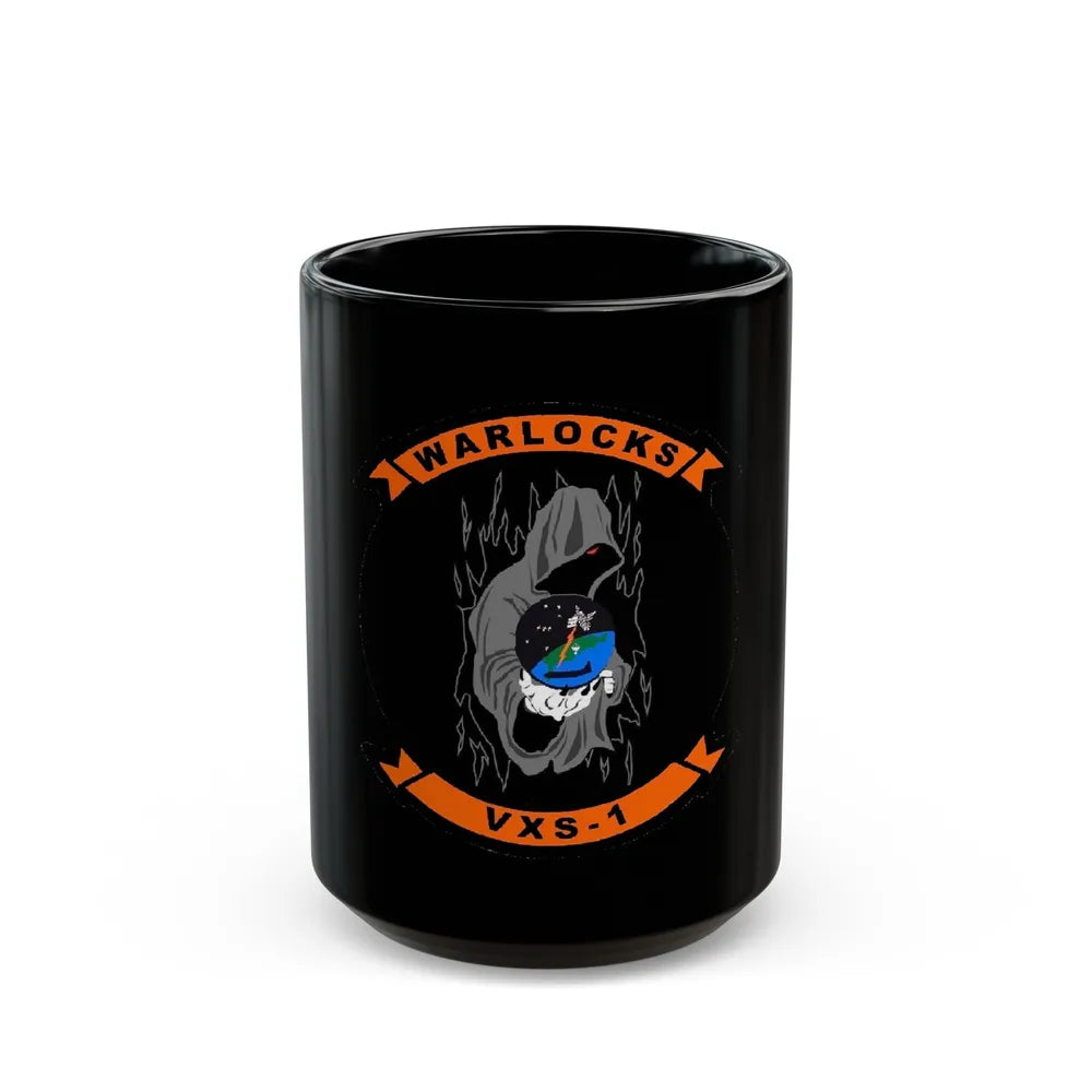 VXS 1 Warlocks (U.S. Navy) Black Coffee Mug-15oz-Go Mug Yourself