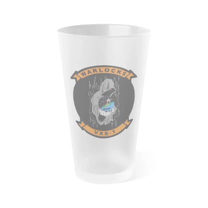 VXS 1 Warlocks (U.S. Navy) Frosted Pint Glass 16oz Default Title - Go Mug Yourself