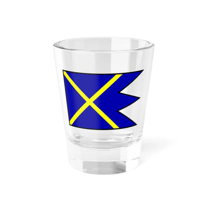 Vysoka Pri Morave Malacky Flag (Slovakia) Shot Glass 1.5oz 1.5oz - Go Mug Yourself