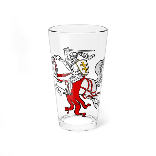 Vytis of Antanas Žmuidzinavičius 1917 (Lithuania) (Coat of Arms) Pint Glass 16oz 16oz - Go Mug Yourself