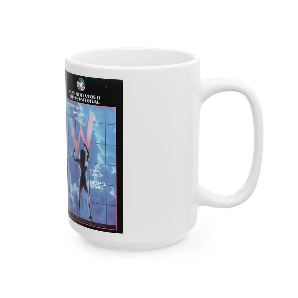 W (VHS COVER) - White Coffee Mug-Go Mug Yourself