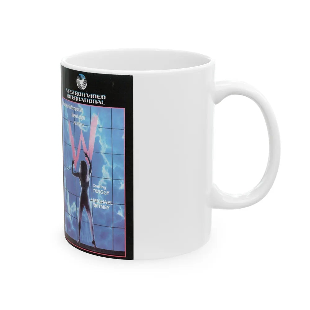 W (VHS COVER) - White Coffee Mug-Go Mug Yourself