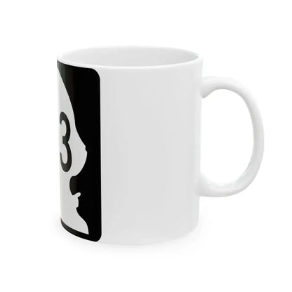 WA-103 (Washington) (Road Sign) White Coffee Mug - Go Mug Yourself