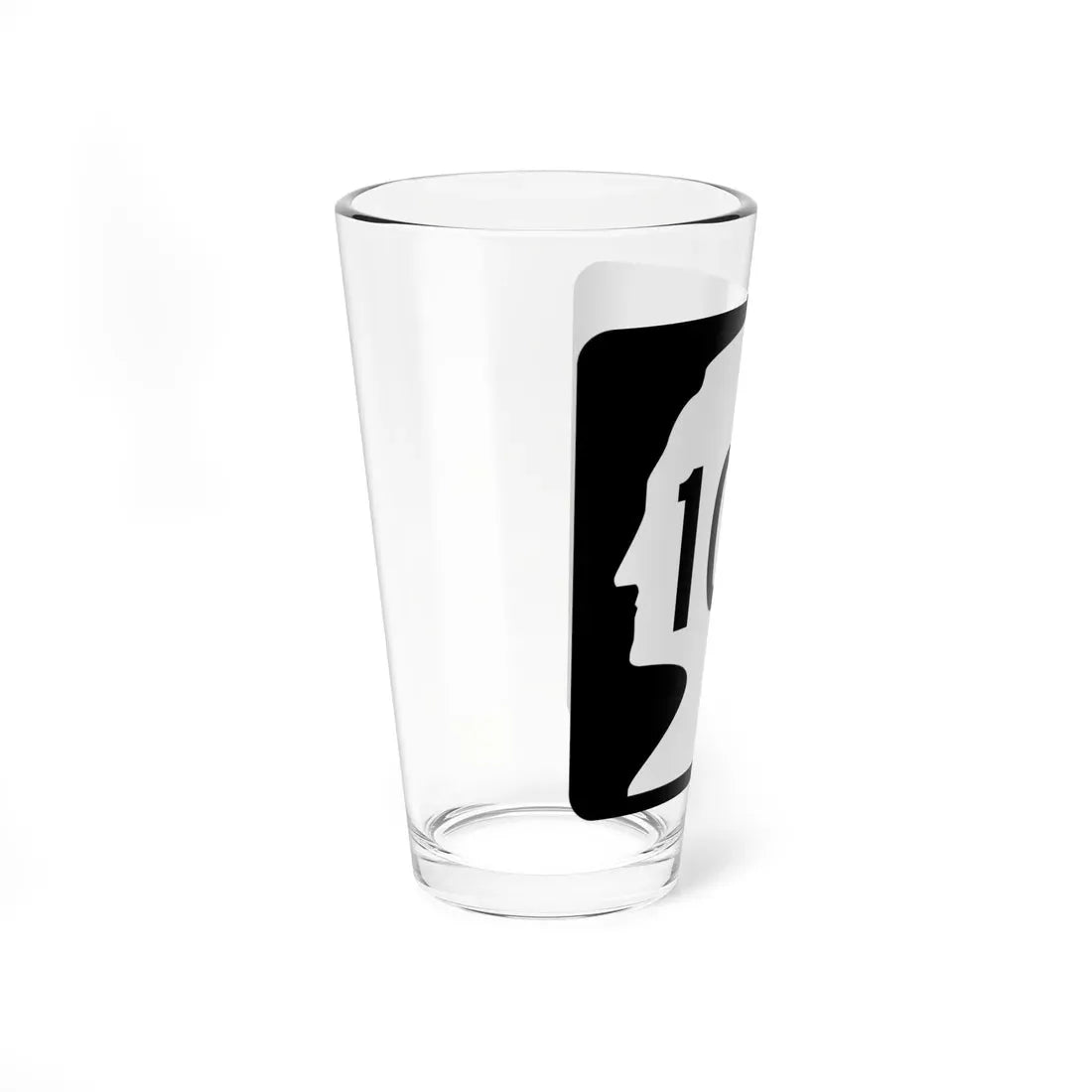 WA-107 (Washington) (Road Sign) Pint Glass 16oz - Go Mug Yourself