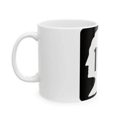 WA-110 (Washington) (Road Sign) White Coffee Mug - Go Mug Yourself