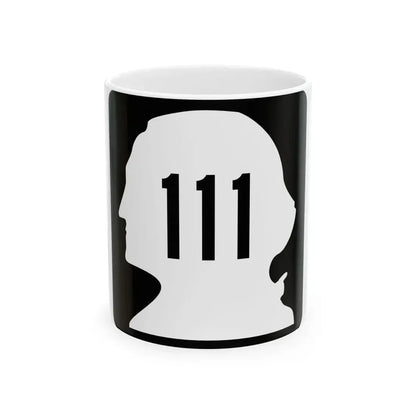 WA-111 (Washington) (Road Sign) White Coffee Mug 11oz - Go Mug Yourself