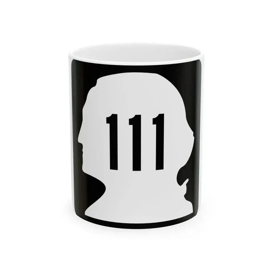 WA-111 (Washington) (Road Sign) White Coffee Mug 11oz - Go Mug Yourself