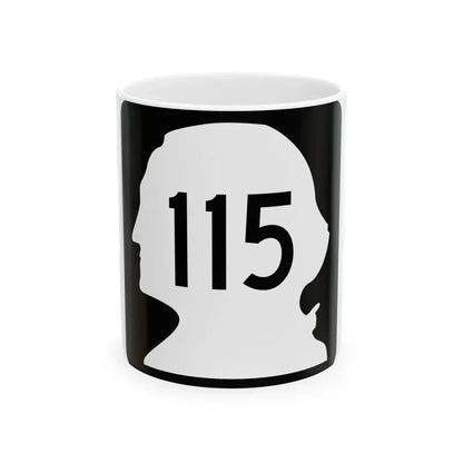 WA-115 (Washington) (Road Sign) White Coffee Mug 11oz - Go Mug Yourself