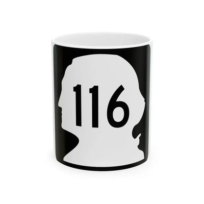 WA-116 (Washington) (Road Sign) White Coffee Mug 11oz - Go Mug Yourself