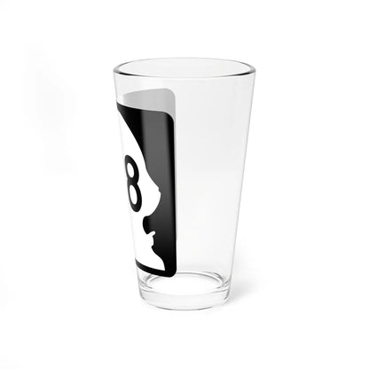 WA-128 (Washington) (Road Sign) Pint Glss 16oz - Go Mug Yourself