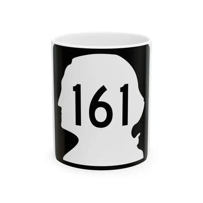 WA-161 (Washington) (Road Sign) White Coffee Mug 11oz - Go Mug Yourself