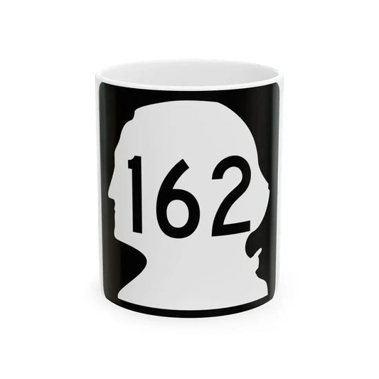 WA-162 (Washington) (Road Sign) White Coffee Mug 11oz - Go Mug Yourself