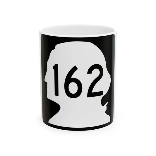 WA-162 (Washington) (Road Sign) White Coffee Mug 11oz - Go Mug Yourself