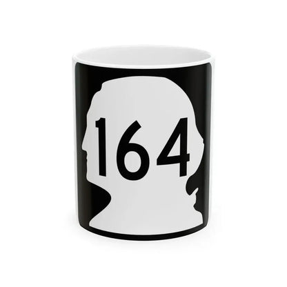 WA-164 (Washington) (Road Sign) White Coffee Mug 11oz - Go Mug Yourself