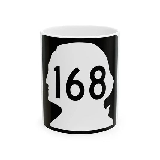WA-168 (Washington) (Road Sign) White Coffee Mug 11oz - Go Mug Yourself