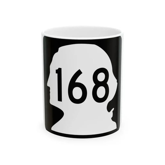 WA-168 (Washington) (Road Sign) White Coffee Mug 11oz - Go Mug Yourself