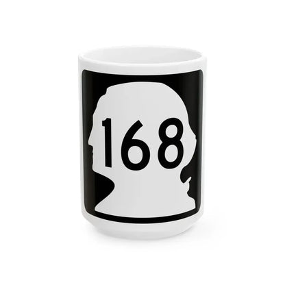 WA-168 (Washington) (Road Sign) White Coffee Mug 15oz - Go Mug Yourself