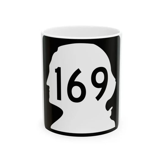 WA-169 (Washington) (Road Sign) White Coffee Mug 11oz - Go Mug Yourself