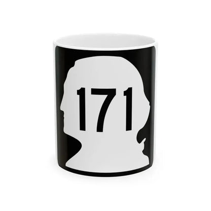WA-171 (Washington) (Road Sign) White Coffee Mug 11oz - Go Mug Yourself
