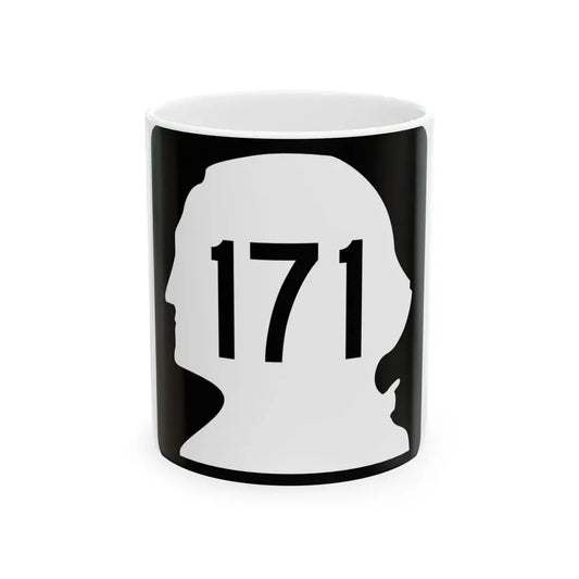 WA-171 (Washington) (Road Sign) White Coffee Mug 11oz - Go Mug Yourself