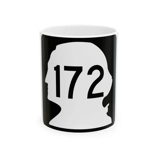 WA-172 (Washington) (Road Sign) White Coffee Mug 11oz - Go Mug Yourself