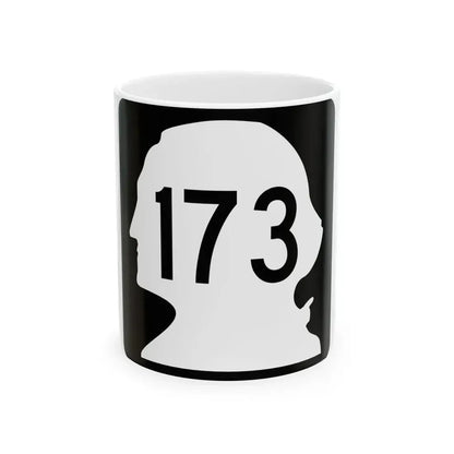 WA-173 (Washington) (Road Sign) White Coffee Mug 11oz - Go Mug Yourself
