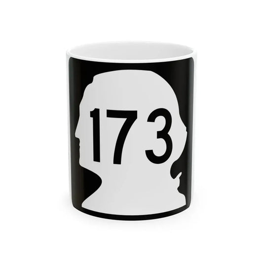 WA-173 (Washington) (Road Sign) White Coffee Mug 11oz - Go Mug Yourself
