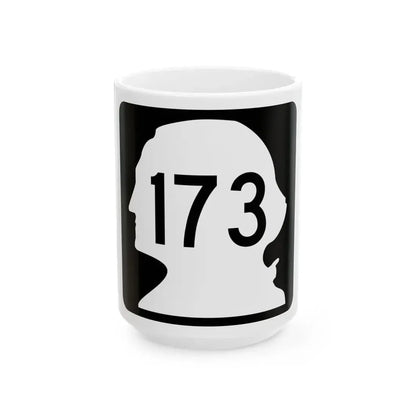 WA-173 (Washington) (Road Sign) White Coffee Mug 15oz - Go Mug Yourself