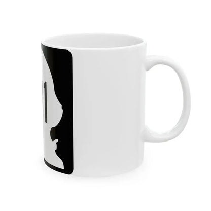 WA-181 (Washington) (Road Sign) White Coffee Mug - Go Mug Yourself