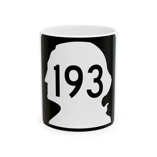 WA-193 (Washington) (Road Sign) White Coffee Mug 11oz - Go Mug Yourself