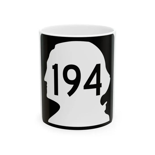 WA-194 (Washington) (Road Sign) White Coffee Mug 11oz - Go Mug Yourself