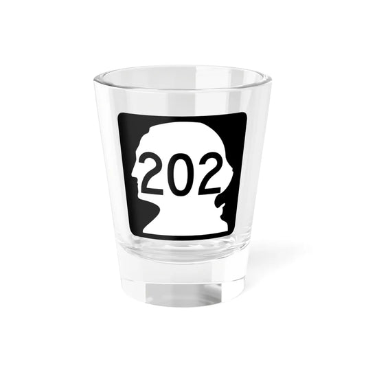 WA-202 (Washington) (Road Sign) Shot Glass 1.5oz 1.5oz - Go Mug Yourself